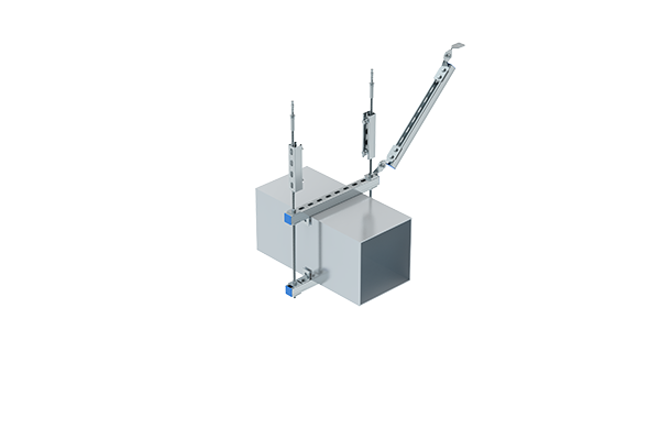 透风排烟管道-侧向抗震支架